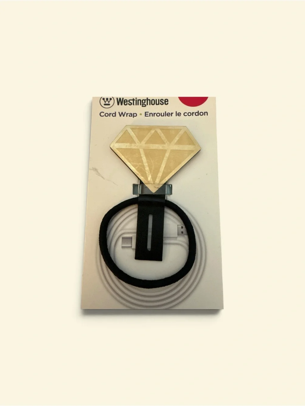 Gold Diamond Cord Wrap - Women's Accessory
